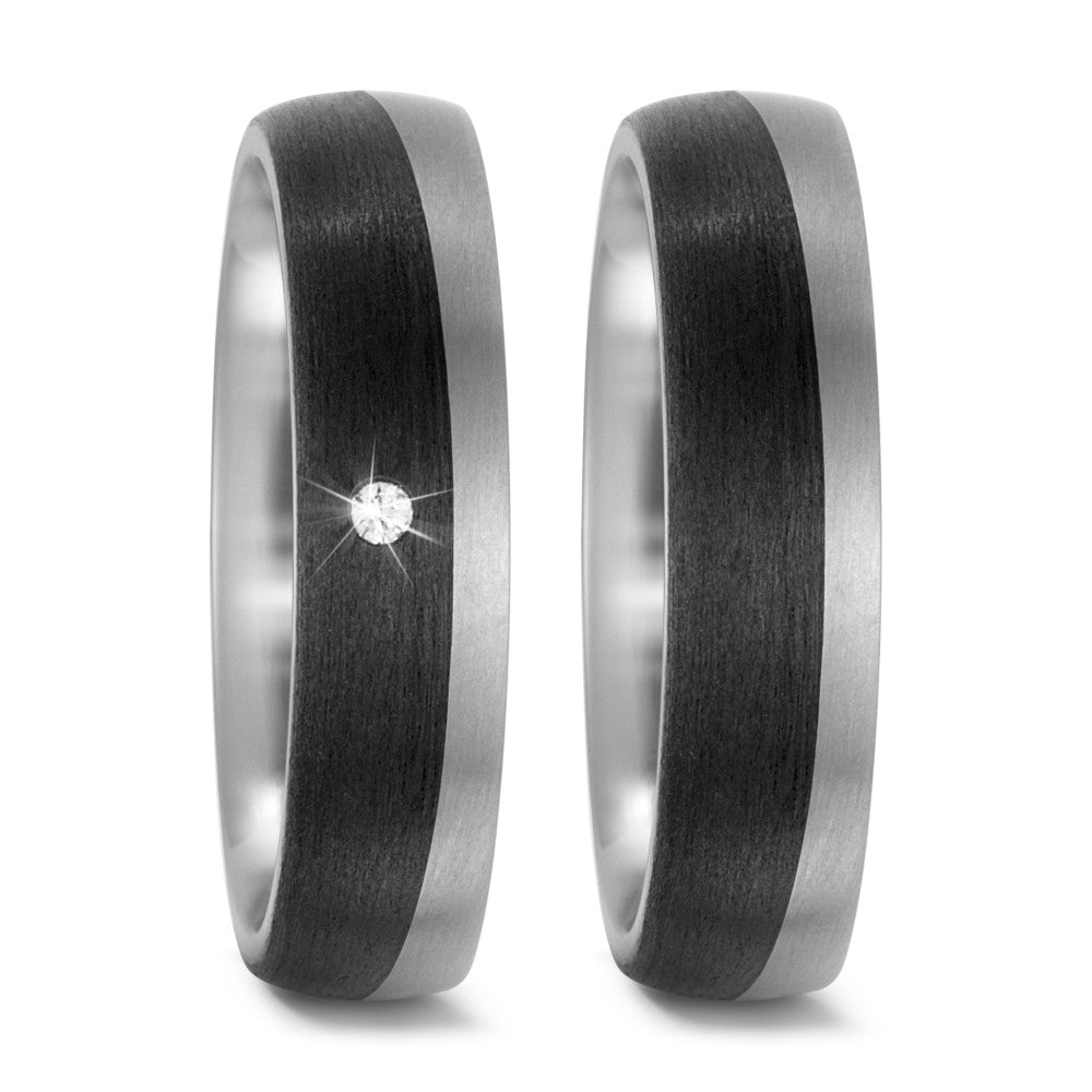 Wedding Ring Titanium, Carbon