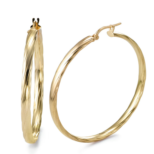 Hoop earrings Silver Gold plated