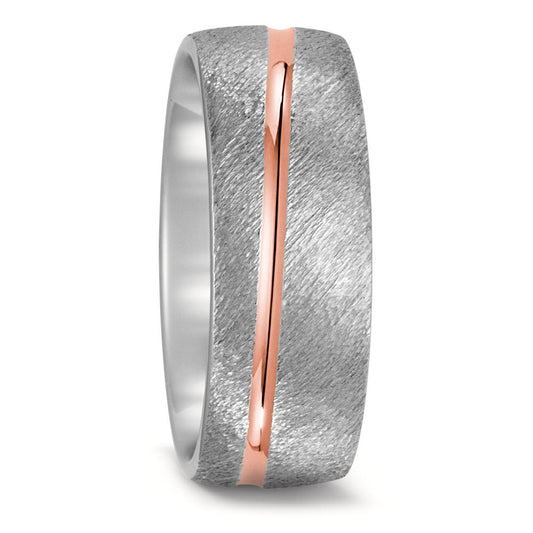 Wedding Ring Stainless steel, 18k Red Gold