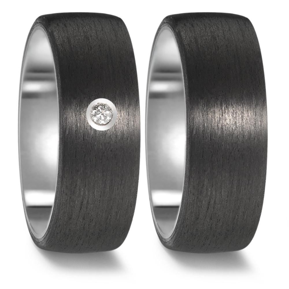 Wedding Ring Titanium, Carbon