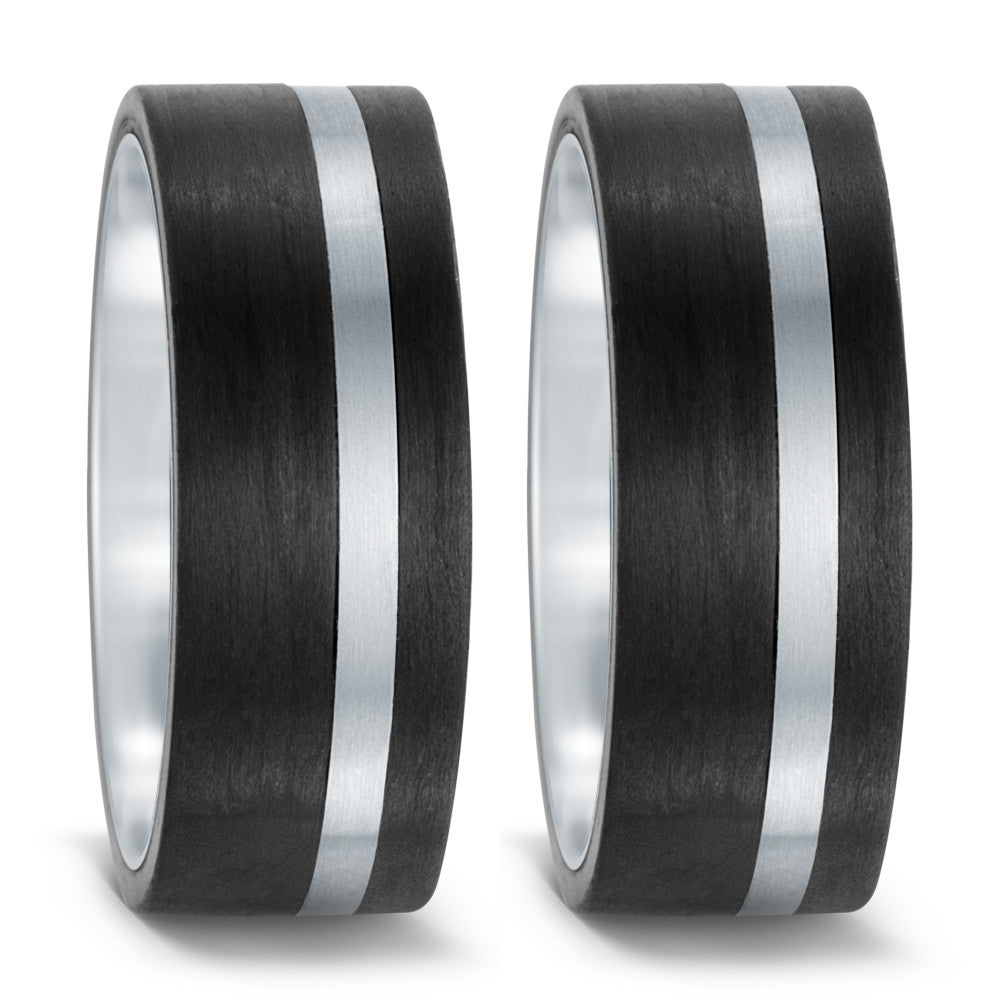 Wedding Ring Stainless steel, Carbon