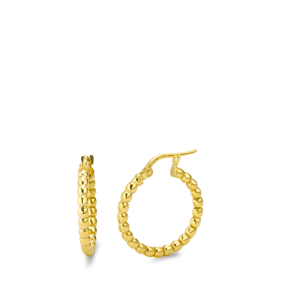 Hoop earrings Silver Gold plated