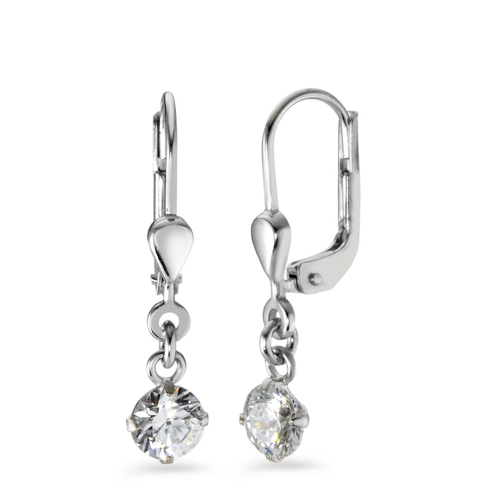 Drop Earrings Silver Ø5 mm