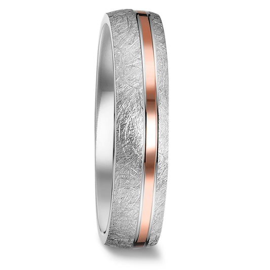 Wedding Ring Silver Rose Gold plated