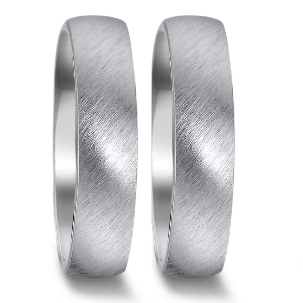 Wedding Ring Silver Rhodium plated