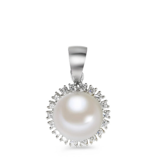 Pendant 18k White Gold Freshwater pearl