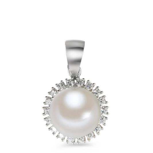 Pendant 18k White Gold Freshwater pearl