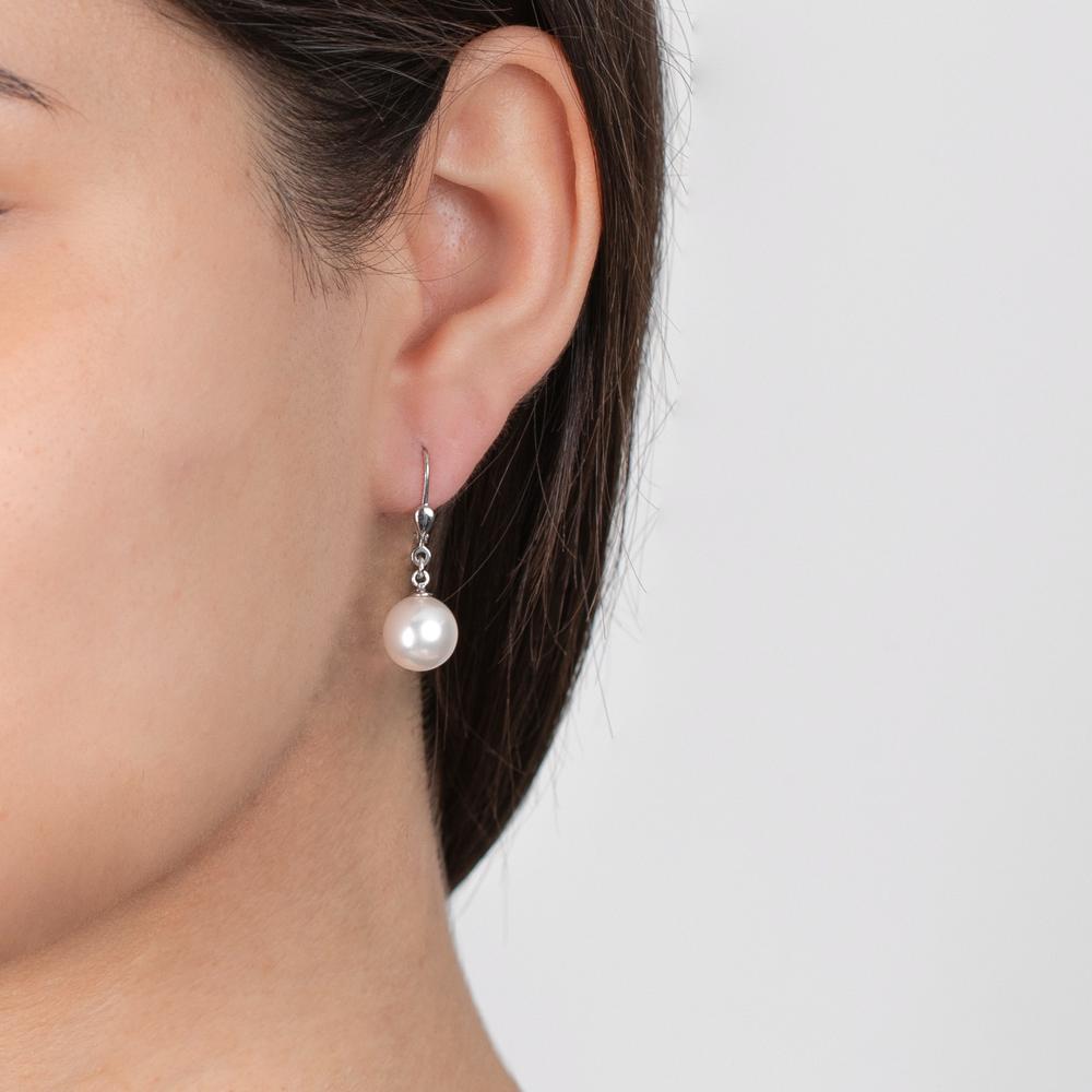 Drop Earrings Silver Rhodium plated