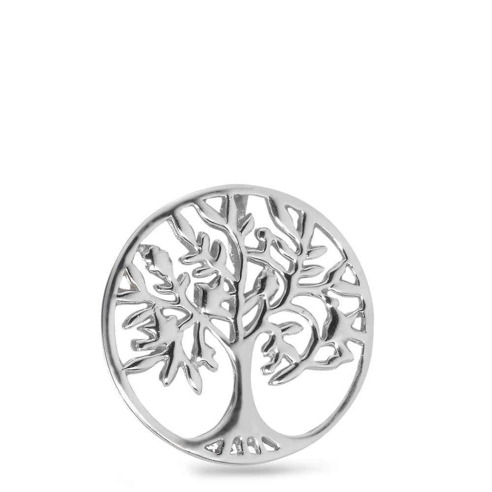 Pendant Silver Rhodium plated Tree Of Life Ø20 mm