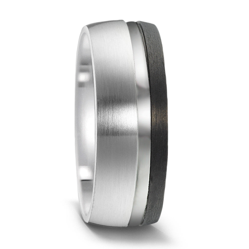 Wedding Ring Stainless steel, Carbon