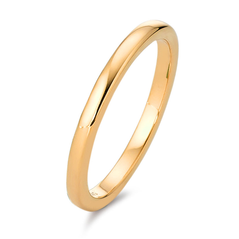 Stacking ring Tungsten Yellow IP coated