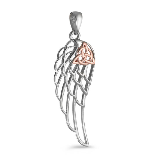 Pendant Silver Rose Gold plated Wing