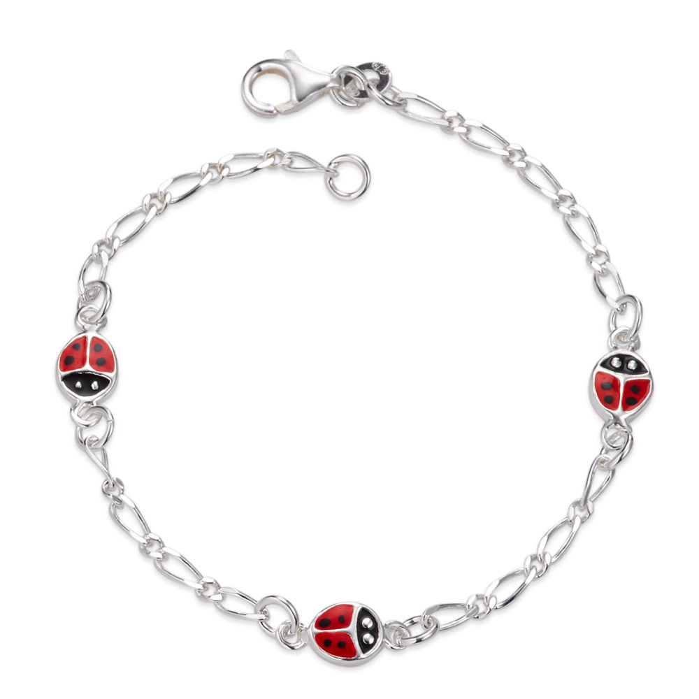 Bracelet Silver Ladybird 16 cm