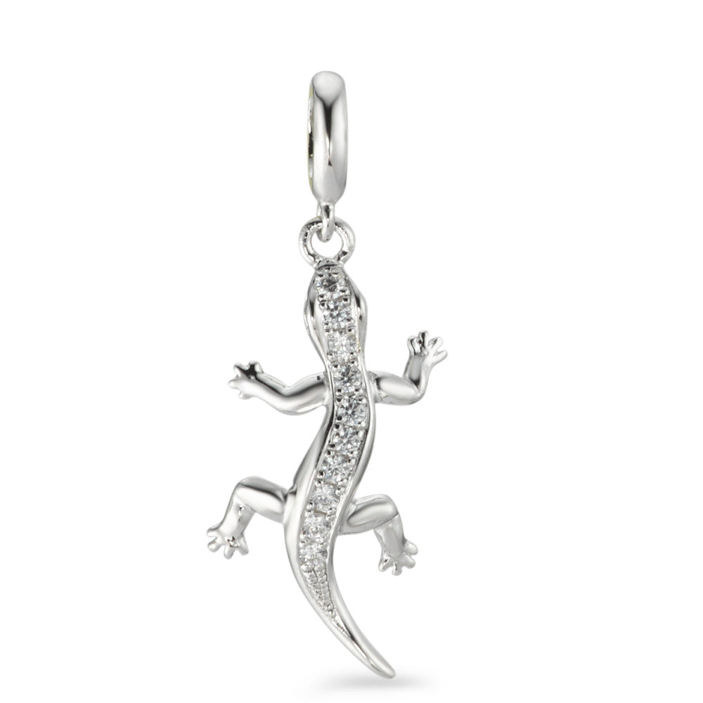 Pendant Silver Zirconia 10 Stones Rhodium plated