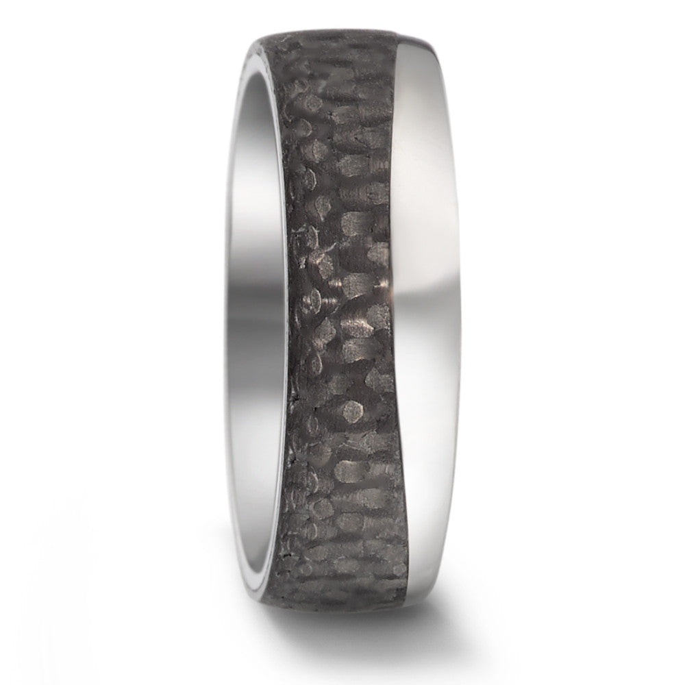 Wedding Ring Stainless steel, Carbon