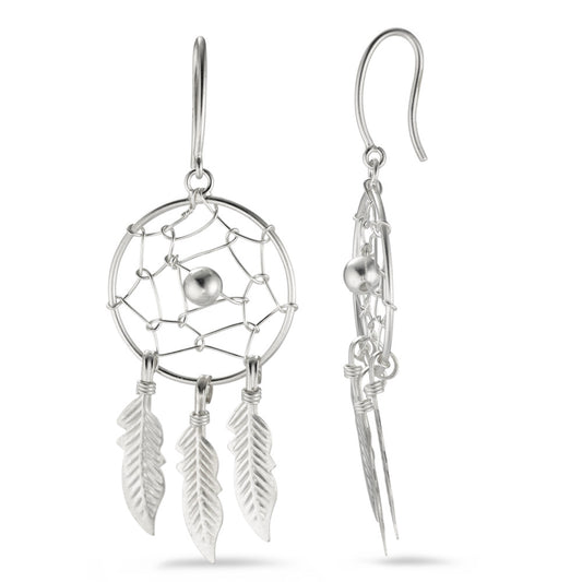 Drop Earrings Silver Dreamcatcher