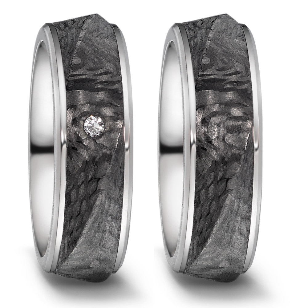 Wedding Ring Titanium, Carbon