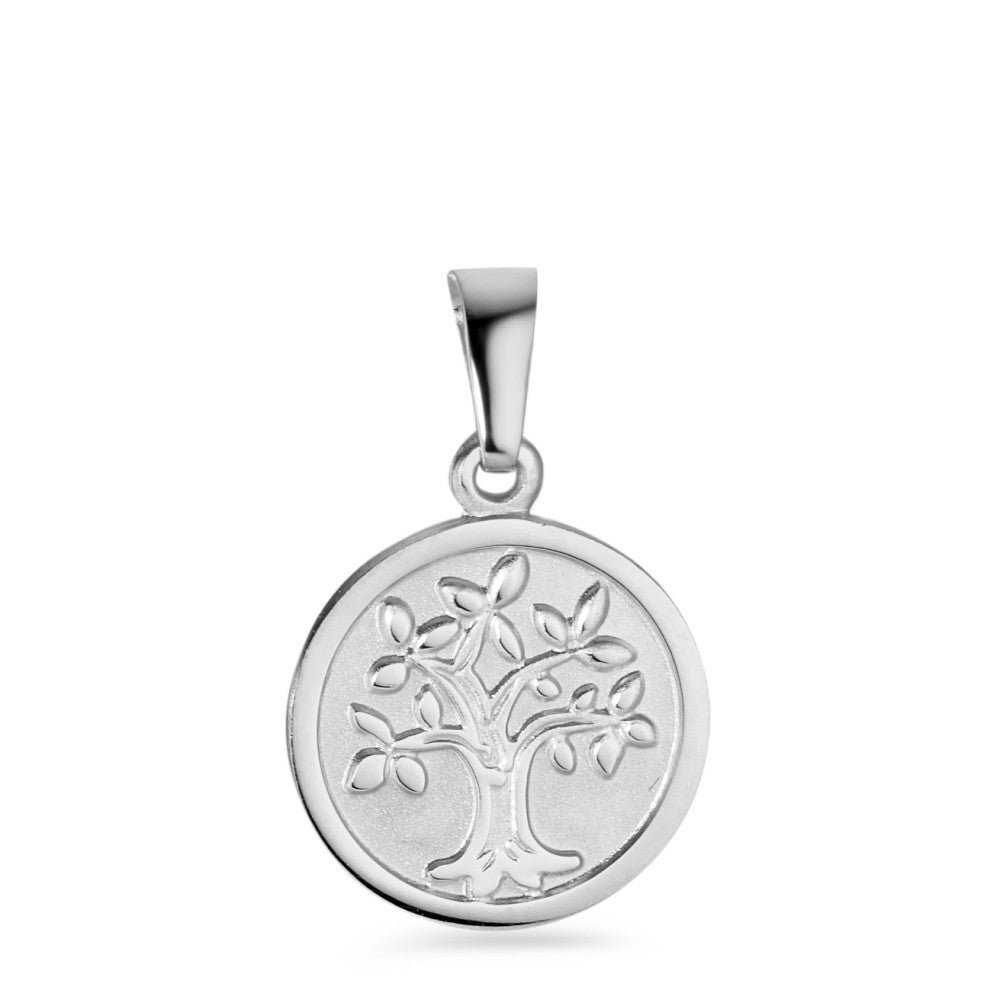 Pendant 18k White Gold Tree Of Life Ø12 mm