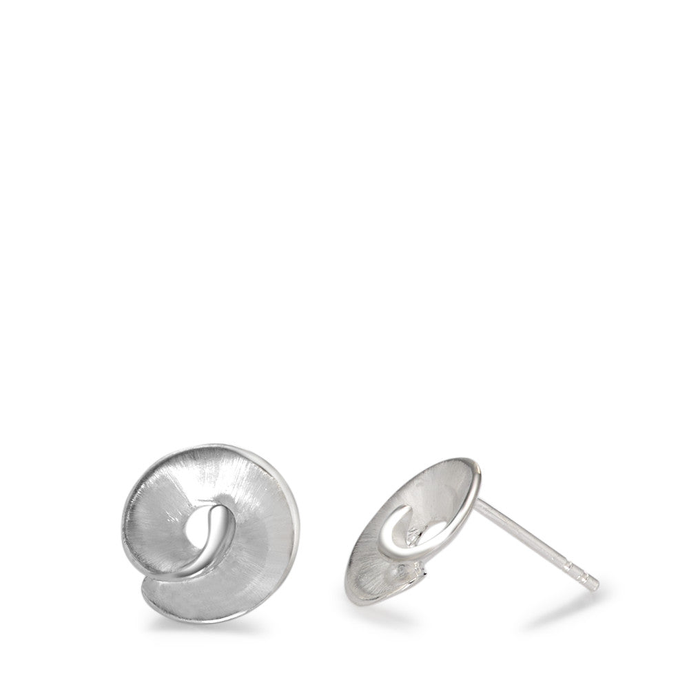 Stud earrings Silver Ø12 mm