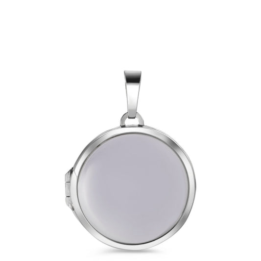 Locket Silver Rhodium plated Ø22 mm