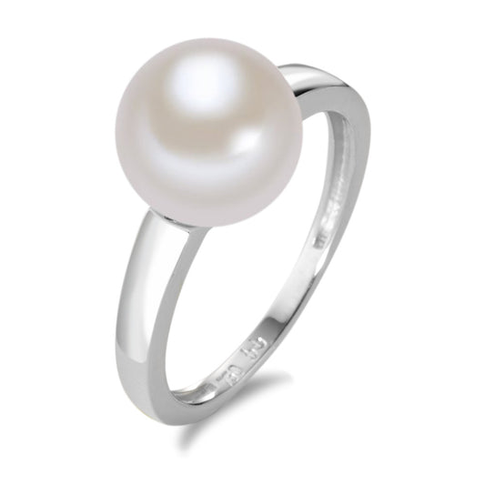 Ring 18k White Gold Freshwater pearl