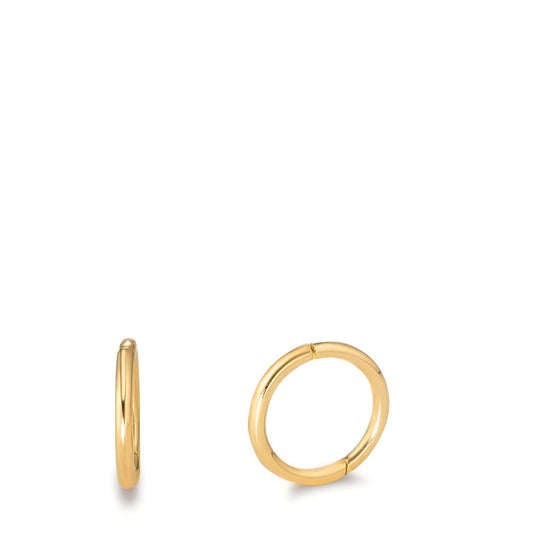 Hinged hoop 18k Yellow Gold Ø8 mm