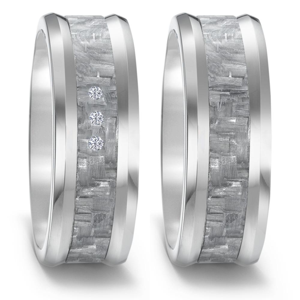 Wedding Ring Titanium, Carbon