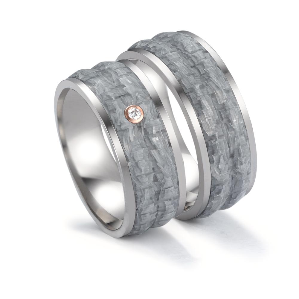 Wedding Ring Titanium, Carbon