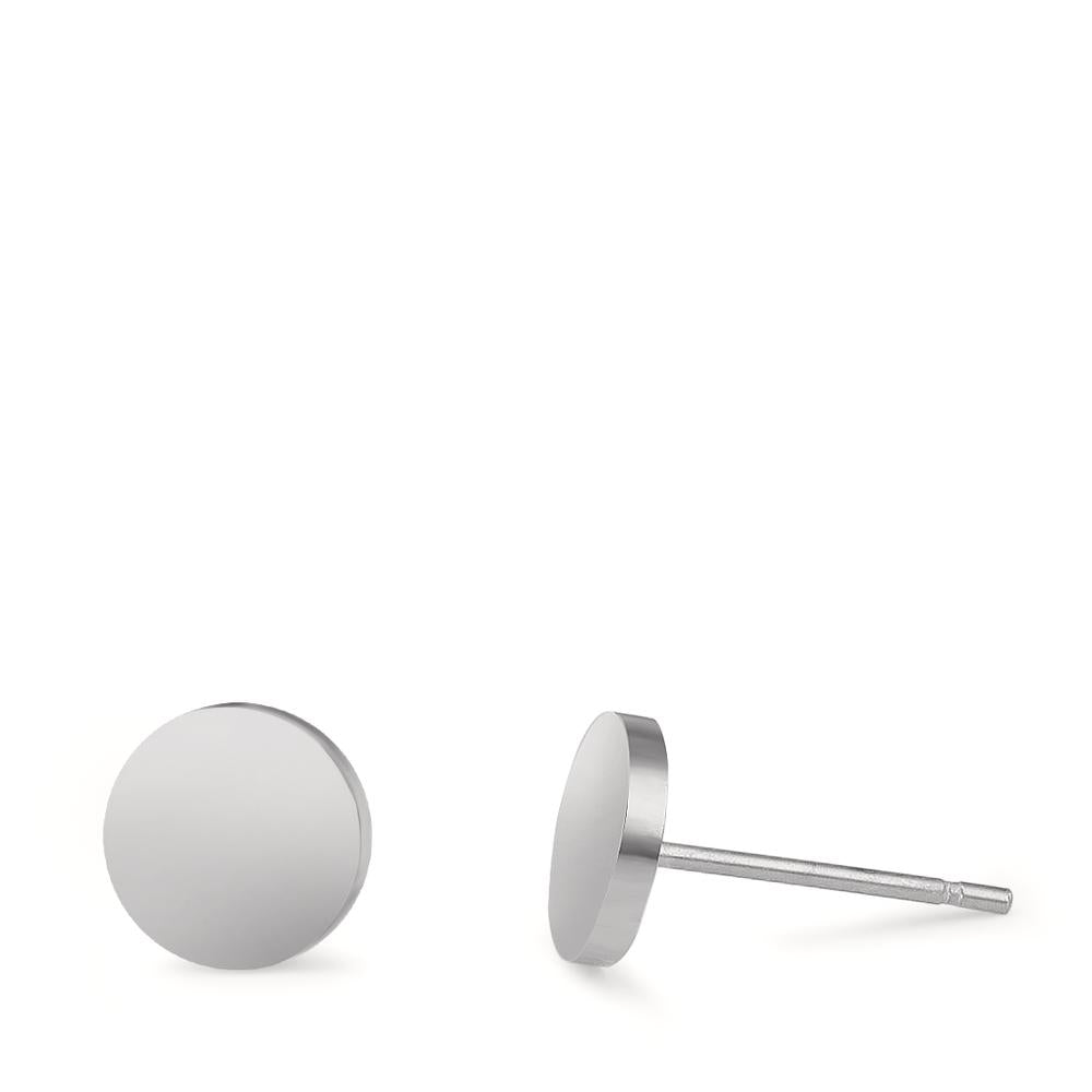 Stud earrings Stainless steel Ø7.5 mm