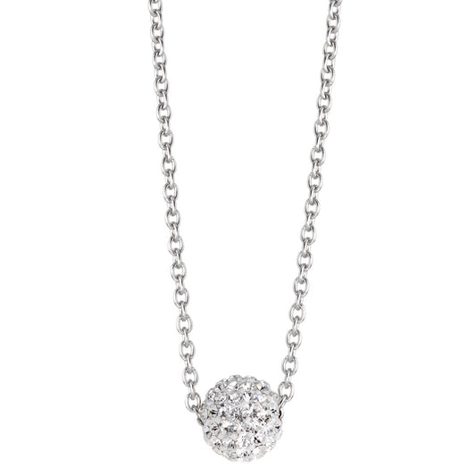 Necklace with pendant Stainless steel Crystal 38-42 cm