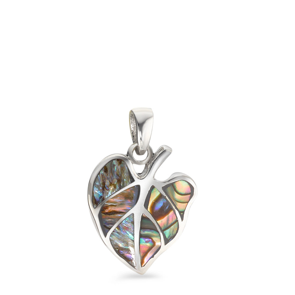 Pendant Silver Abalone Leaf