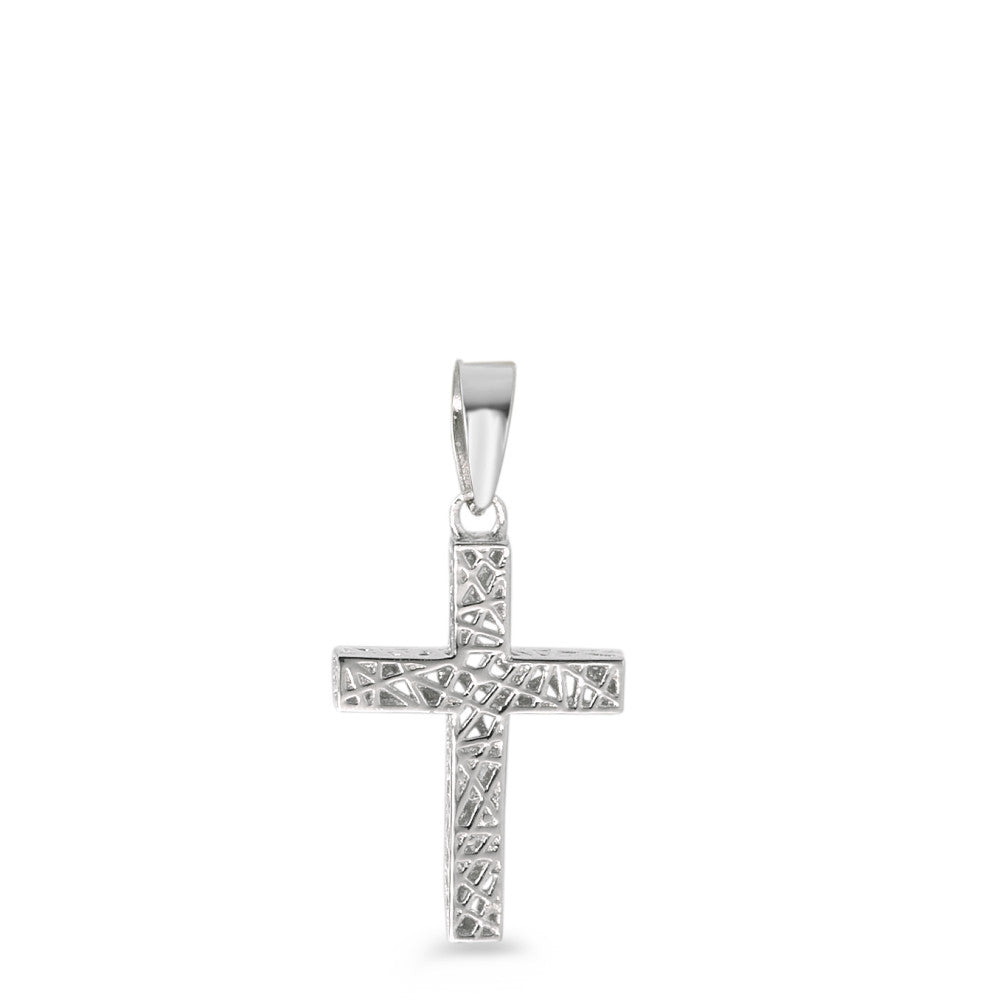 Pendant Silver Rhodium plated Cross