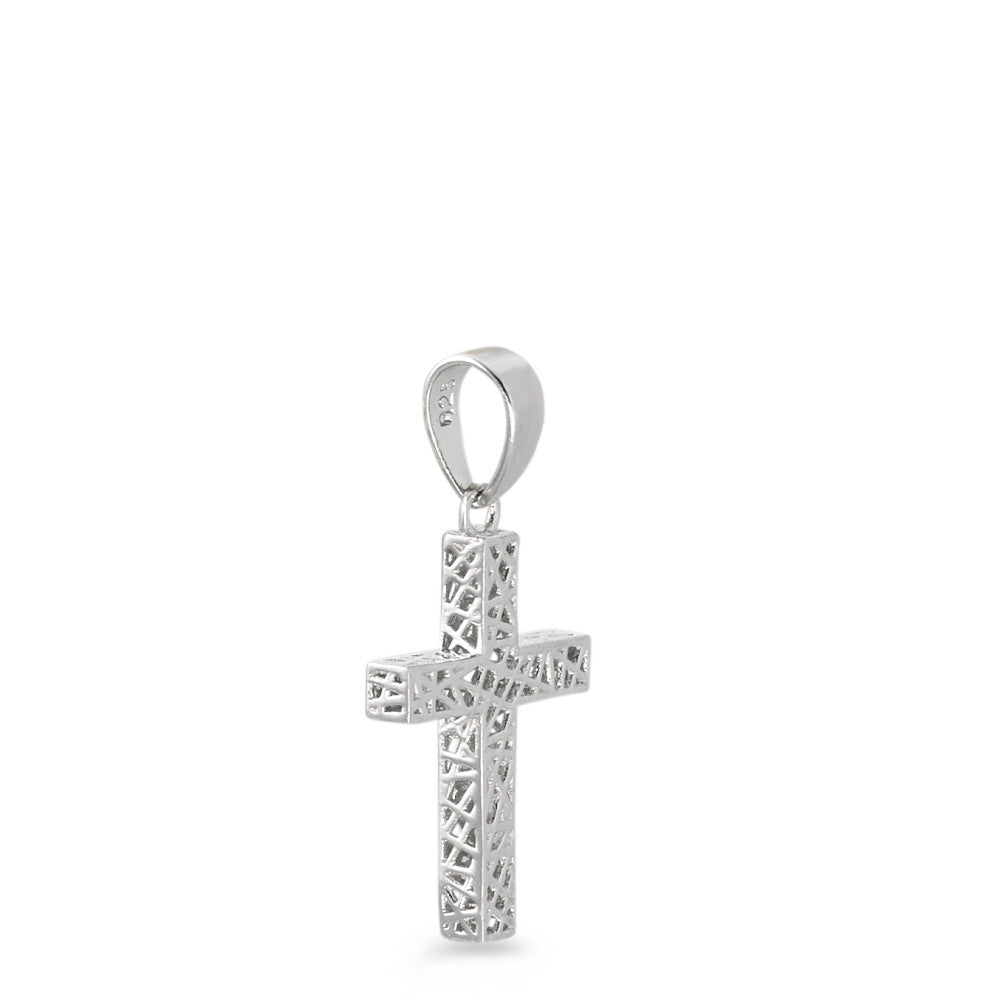 Pendant Silver Rhodium plated Cross