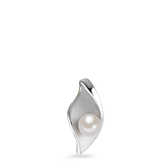 Pendant Silver Rhodium plated Freshwater pearl