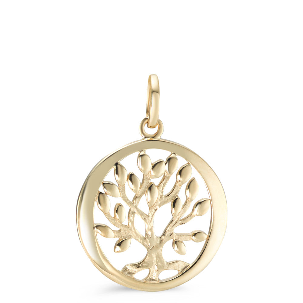 Pendant 9k Yellow Gold Tree Of Life Ø17 mm