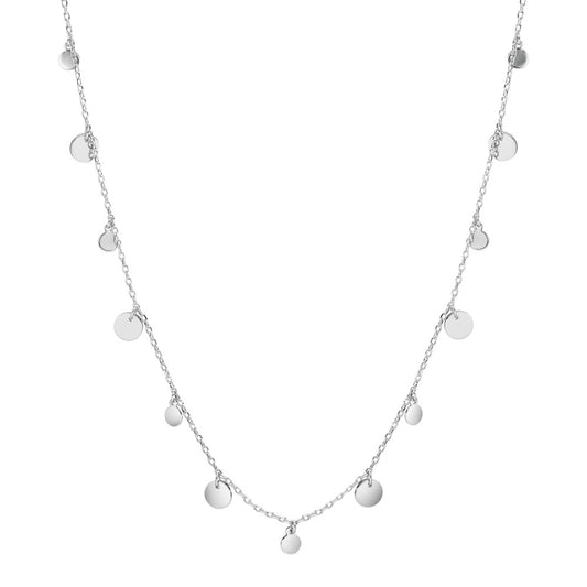 Necklace Silver Rhodium plated 40-45 cm