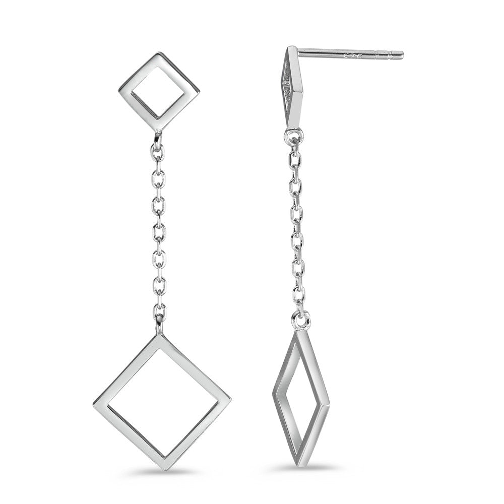 Drop Earrings Silver Rhodium plated