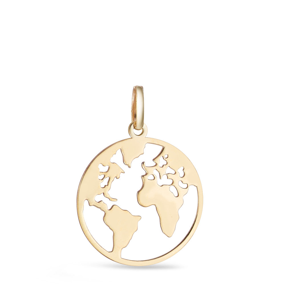 Pendant 9k Yellow Gold Globe Ø15 mm