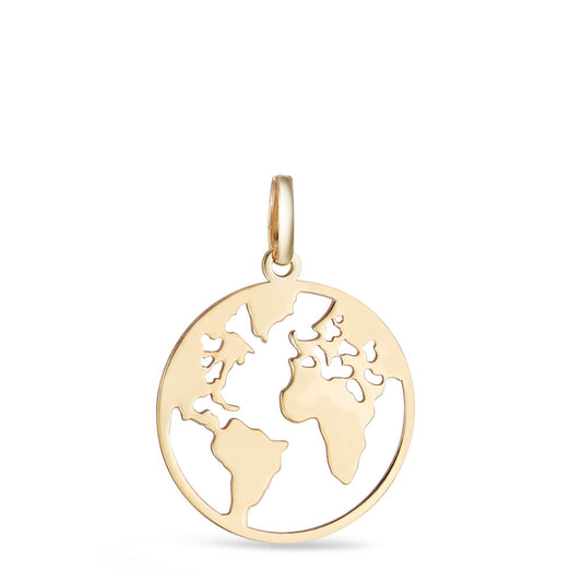 Pendant 9k Yellow Gold Globe Ø15 mm