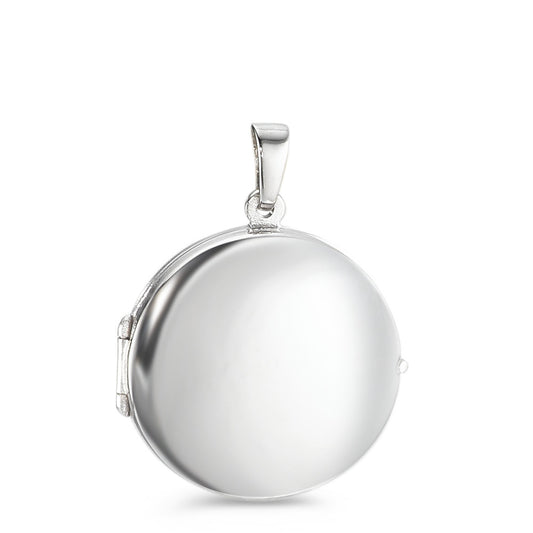 Locket Silver Rhodium plated Ø20 mm