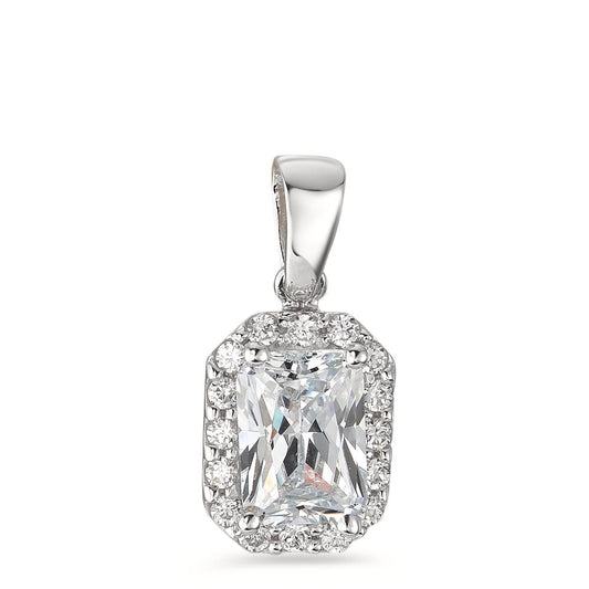 Pendant 18k White Gold Zirconia