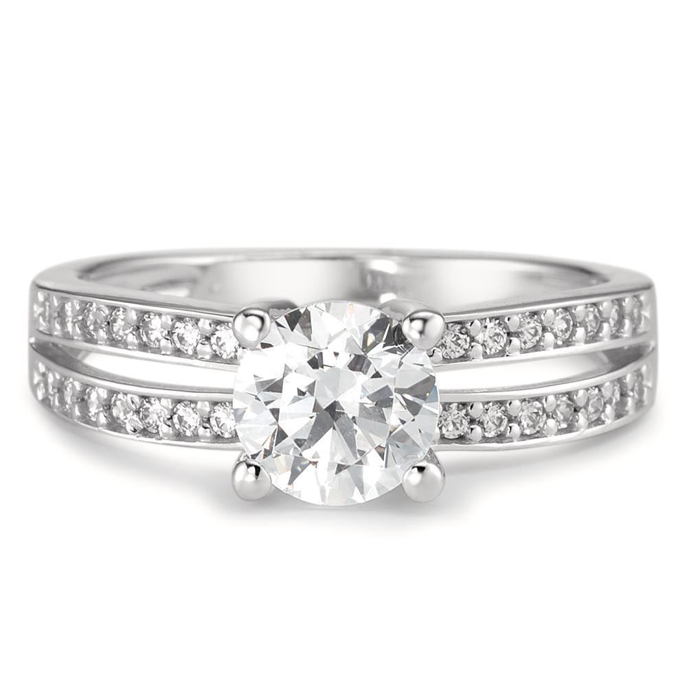 Ring 18k White Gold Zirconia