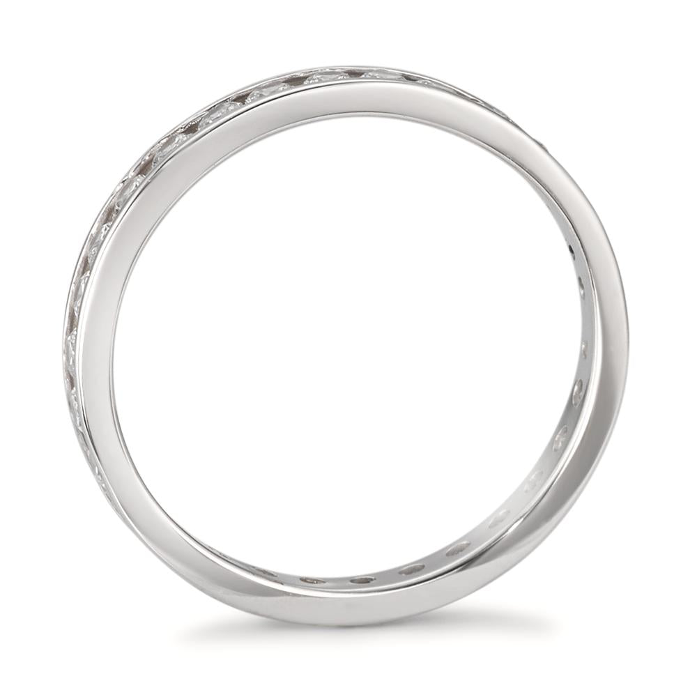 Memory ring 18k White Gold Zirconia