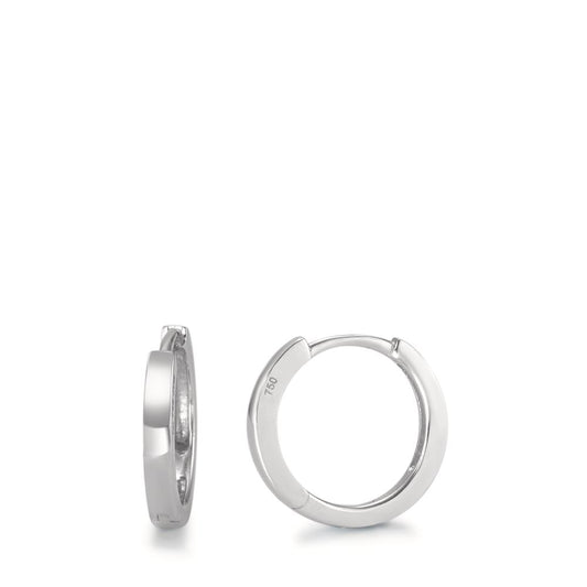 Hinged hoop 18k White Gold