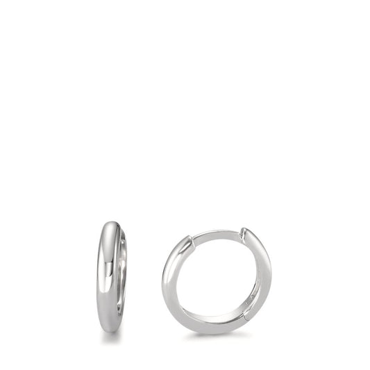 Hinged hoop 18k White Gold