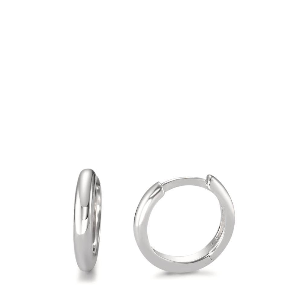 Hinged hoop 18k White Gold