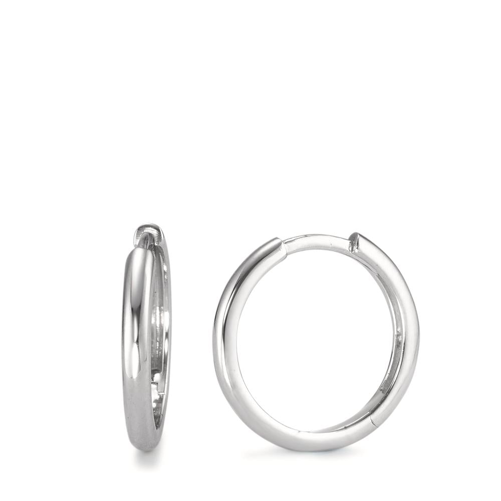 Hinged hoop 18k White Gold