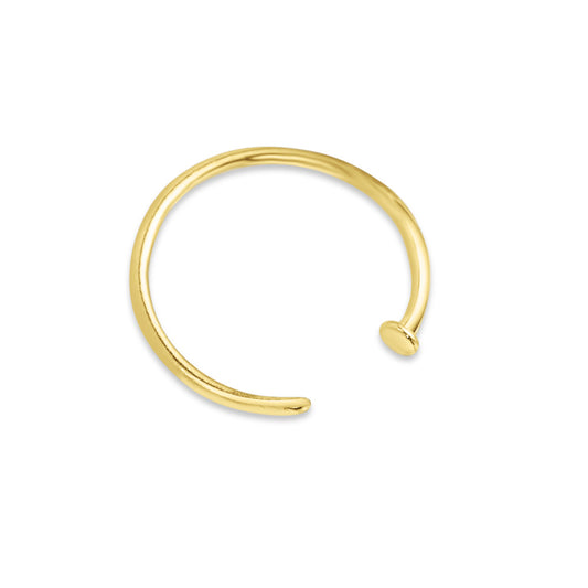 Nose ring 18k Yellow Gold