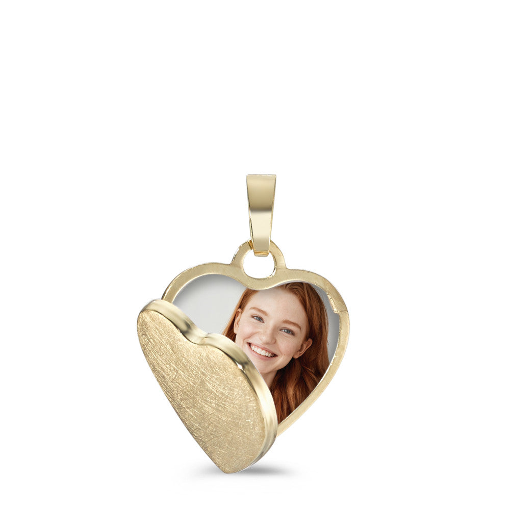 Locket 9k Yellow Gold Heart Ø13 mm