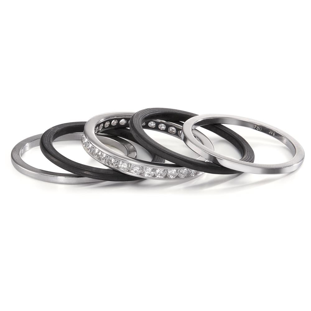 Stacking ring 18k White Gold